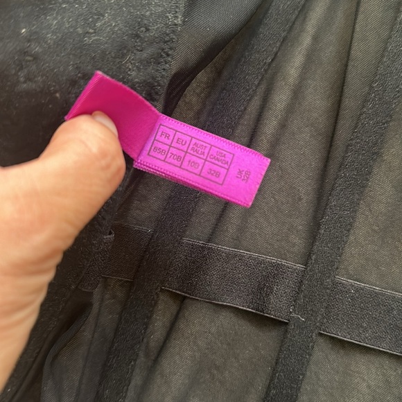 L’Agent by Agent Provovateur Black Bustier Size 32B - Picture 6 of 7